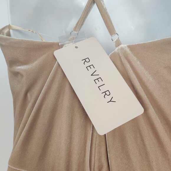 Revelry Women's Maxi Velvet Dress Size 16 Evening Gown Formal Party Prom Y2K - Picture 6 of 9